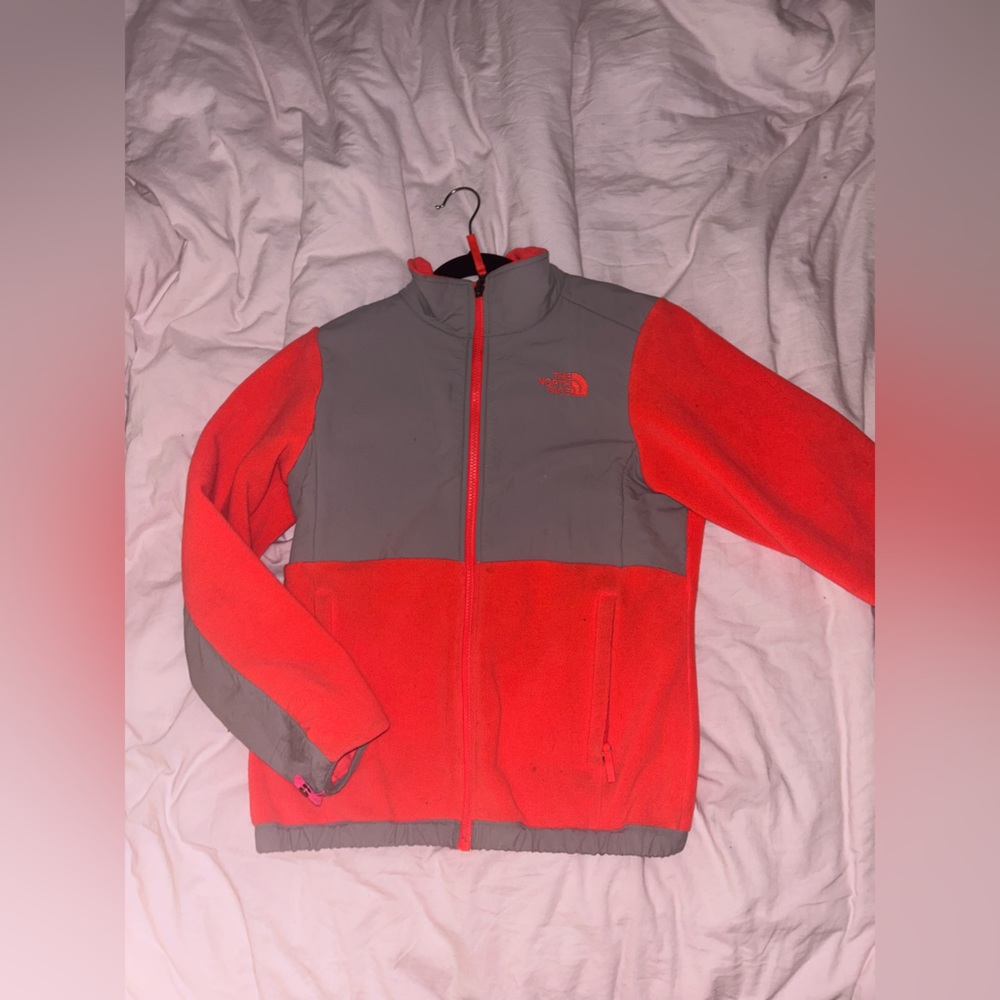 Coral Fleece North Face Jacket